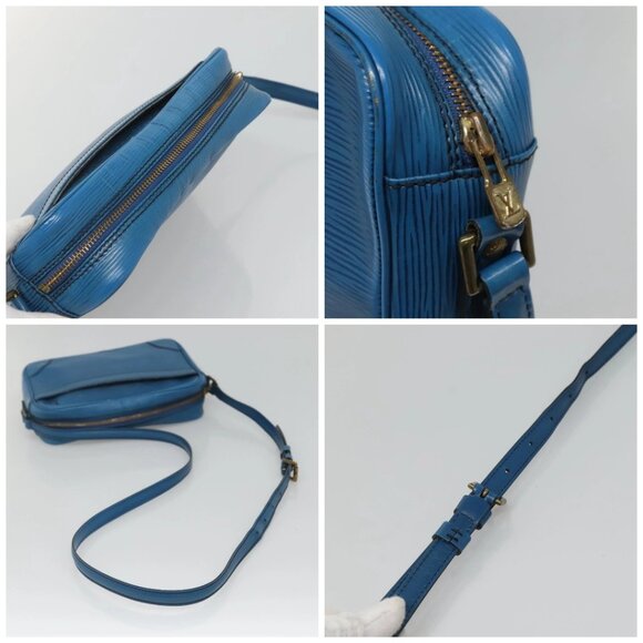 LOUIS VUITTON Epi Trocadero 23 Shoulder Bag Blue M52305 LV Auth BA2273 - Picture 16 of 16